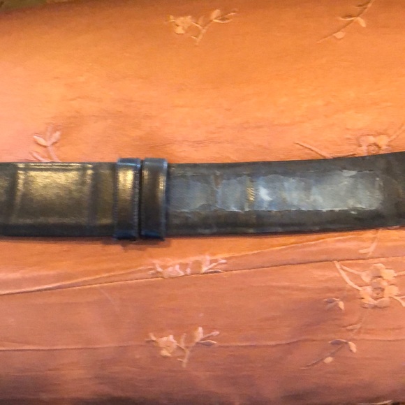 Vintage Judith Leiber Leather Horse Belt